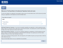 Tablet Screenshot of fastapplications.rbs.co.uk